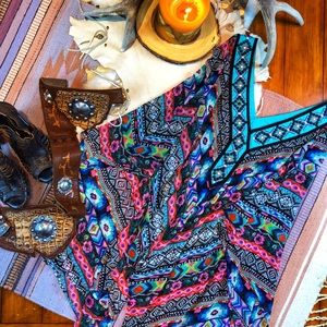 Double D Ranch Colorful Blouse